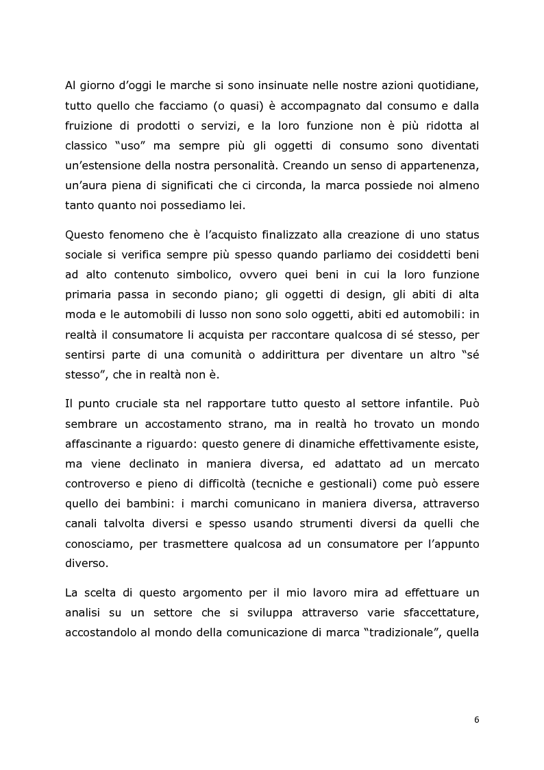 Anteprima della tesi: Comunicazione e trend delle imprese di abbigliamento di lusso: il caso del settore bambino, Pagina 3