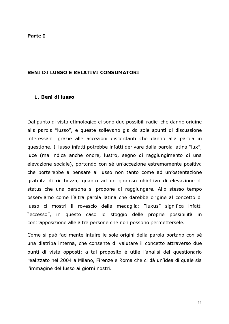 Anteprima della tesi: Comunicazione e trend delle imprese di abbigliamento di lusso: il caso del settore bambino, Pagina 7