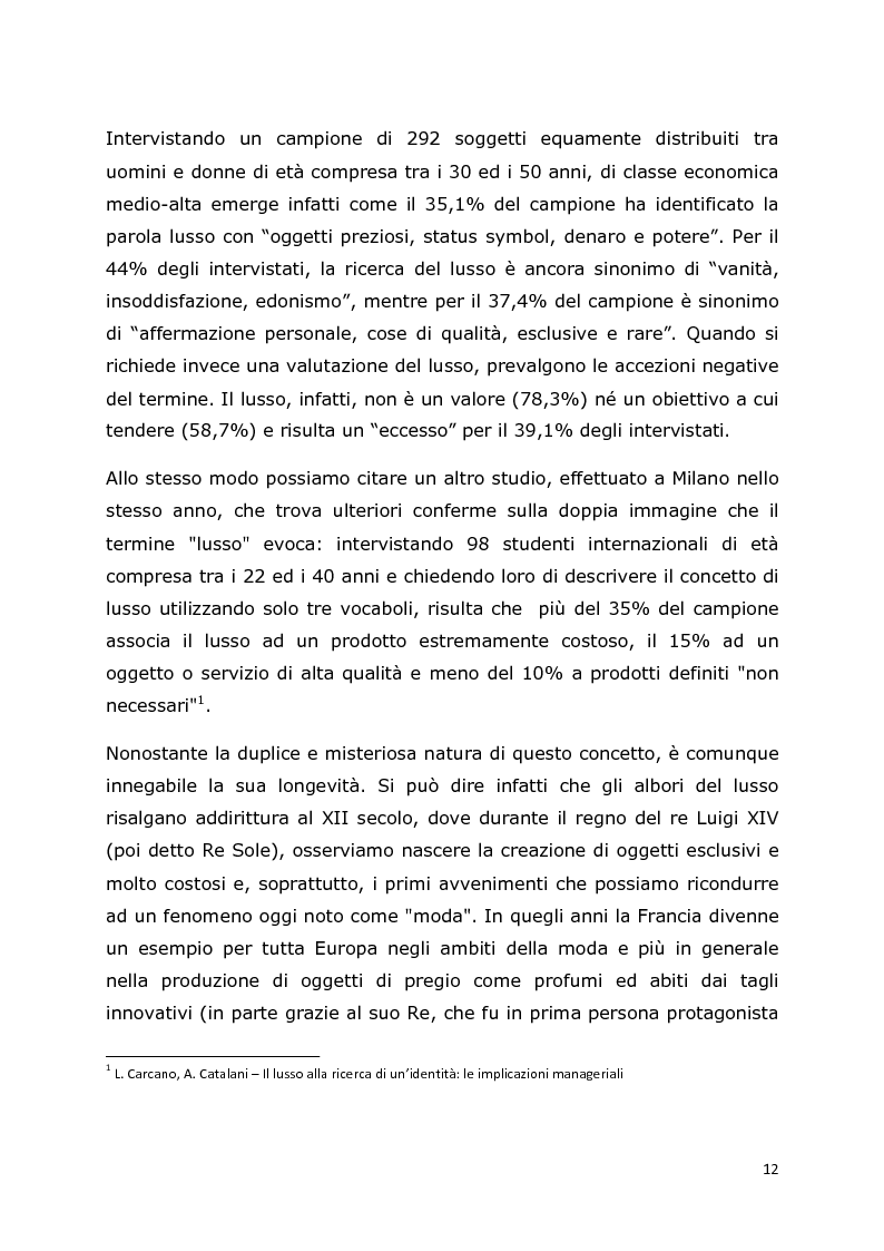 Anteprima della tesi: Comunicazione e trend delle imprese di abbigliamento di lusso: il caso del settore bambino, Pagina 8