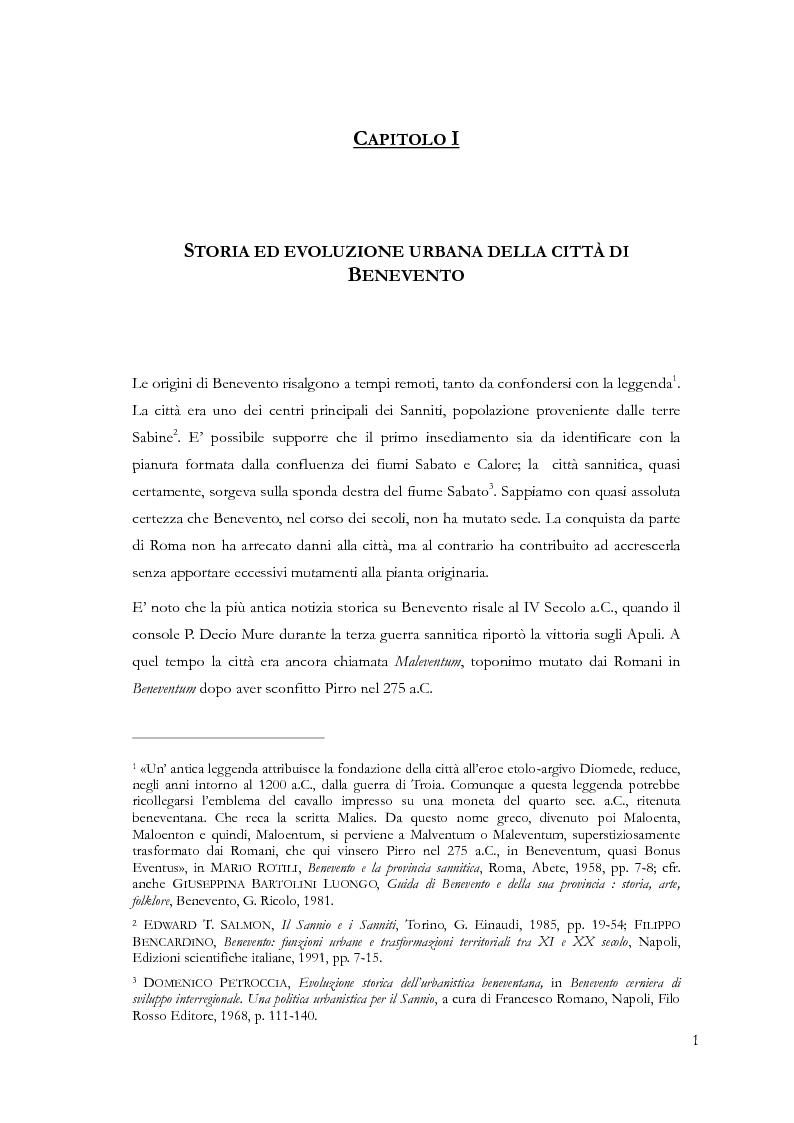 Anteprima della tesi: Edilizia residenziale a Benevento tra XVII e XVIII secolo. Palazzo Andreotti Leo, Pagina 5
