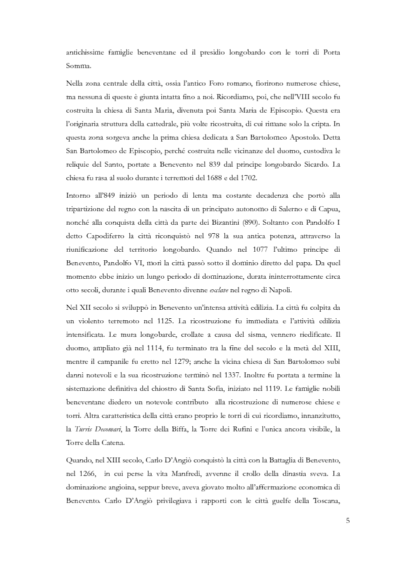 Anteprima della tesi: Edilizia residenziale a Benevento tra XVII e XVIII secolo. Palazzo Andreotti Leo, Pagina 9