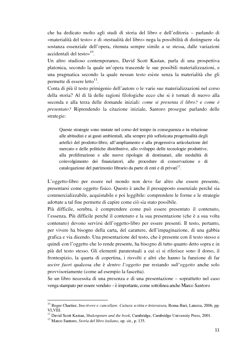 Anteprima della tesi: I libri dietro la quarta. Ruoli e forme della quarta di copertina, Pagina 10