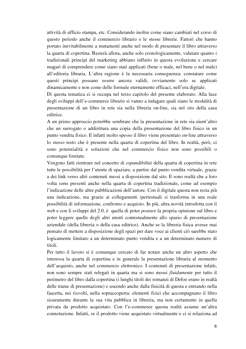 Anteprima della tesi: I libri dietro la quarta. Ruoli e forme della quarta di copertina, Pagina 5