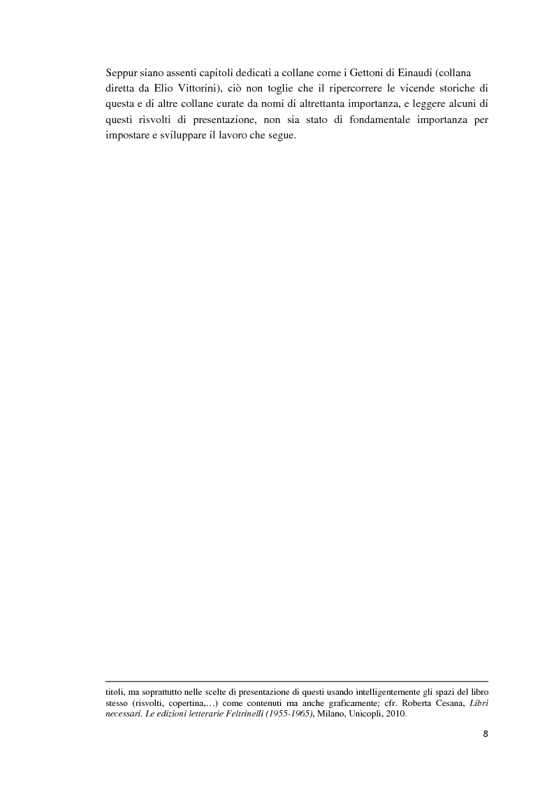 Anteprima della tesi: I libri dietro la quarta. Ruoli e forme della quarta di copertina, Pagina 7