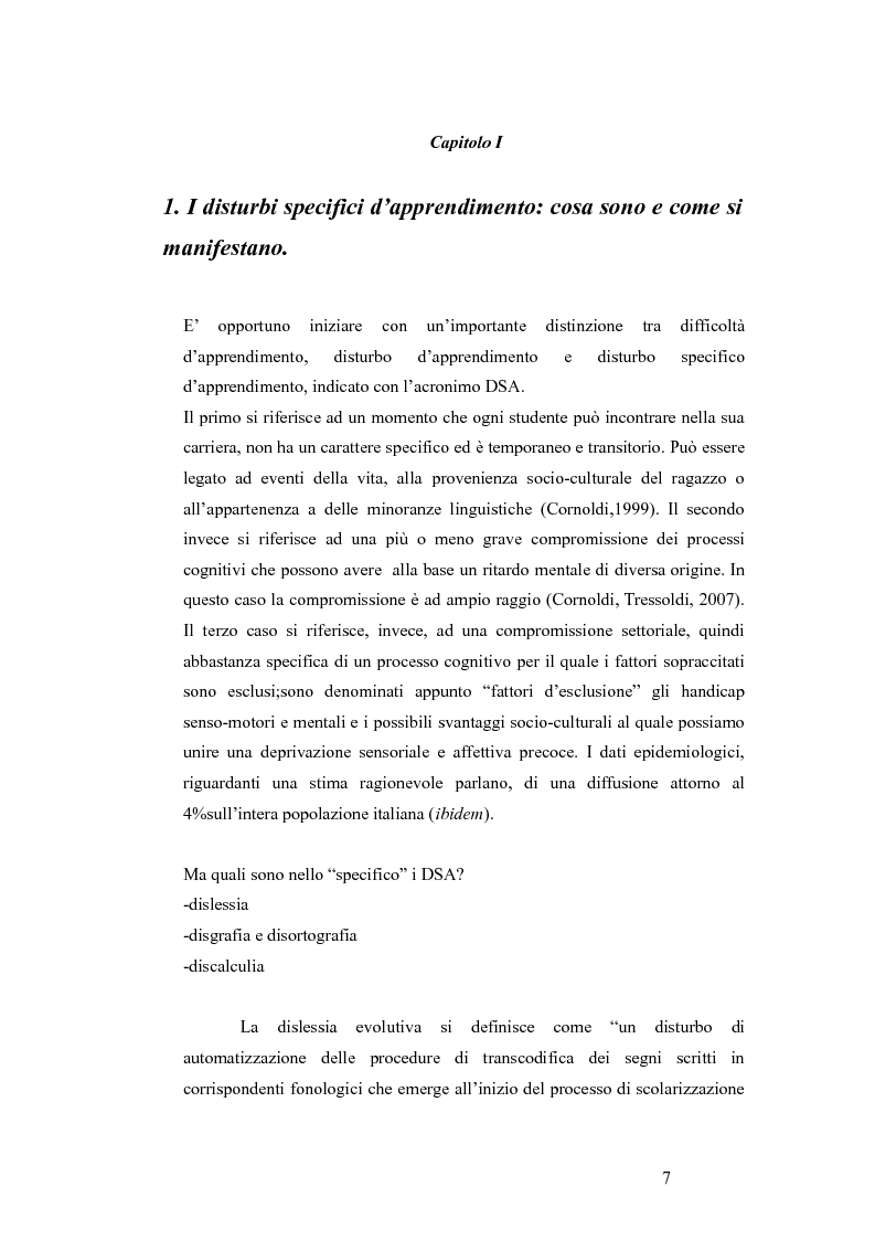 Anteprima della tesi: Aspetti emotivo-motivazionali in bambini con dislessia evolutiva, Pagina 5