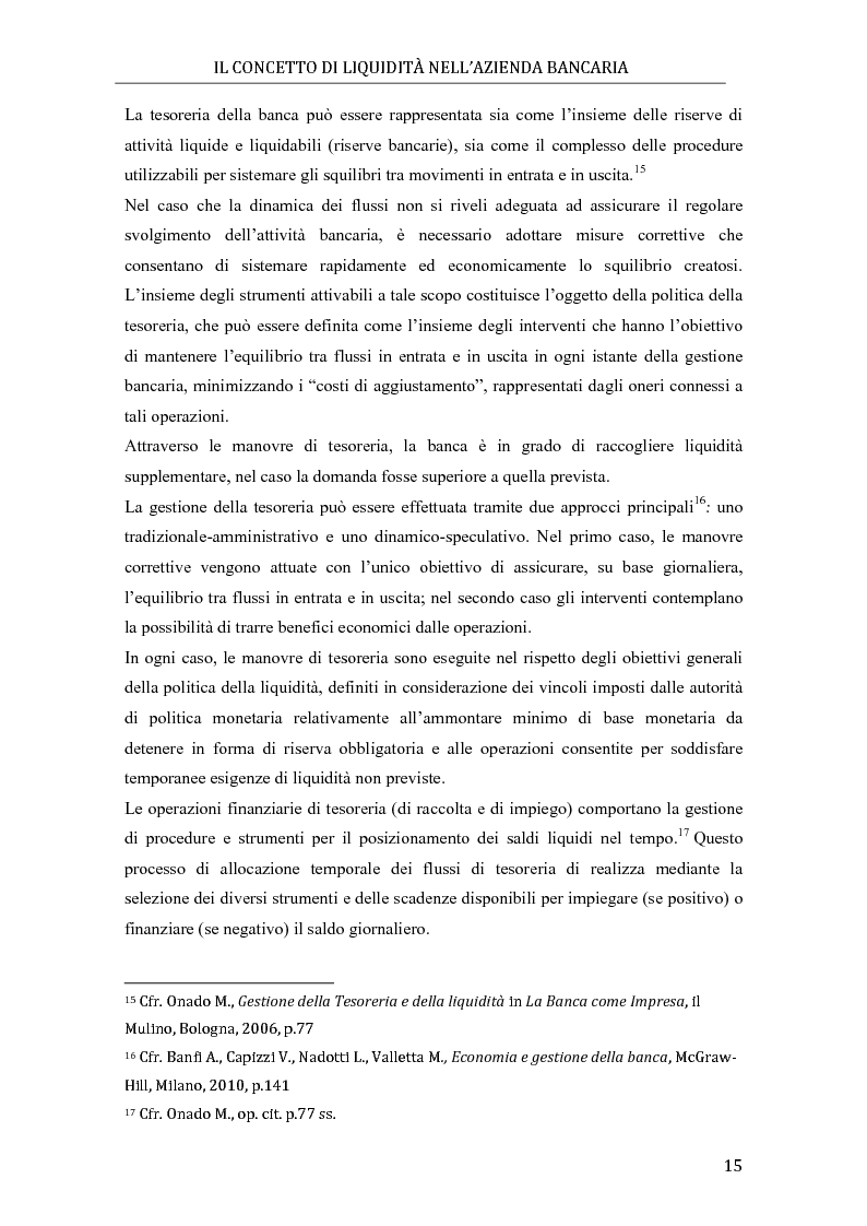 Anteprima della tesi: Il rischio di liquidità nelle banche: profilo gestionali ed evoluzione della regolamentazione, Pagina 11