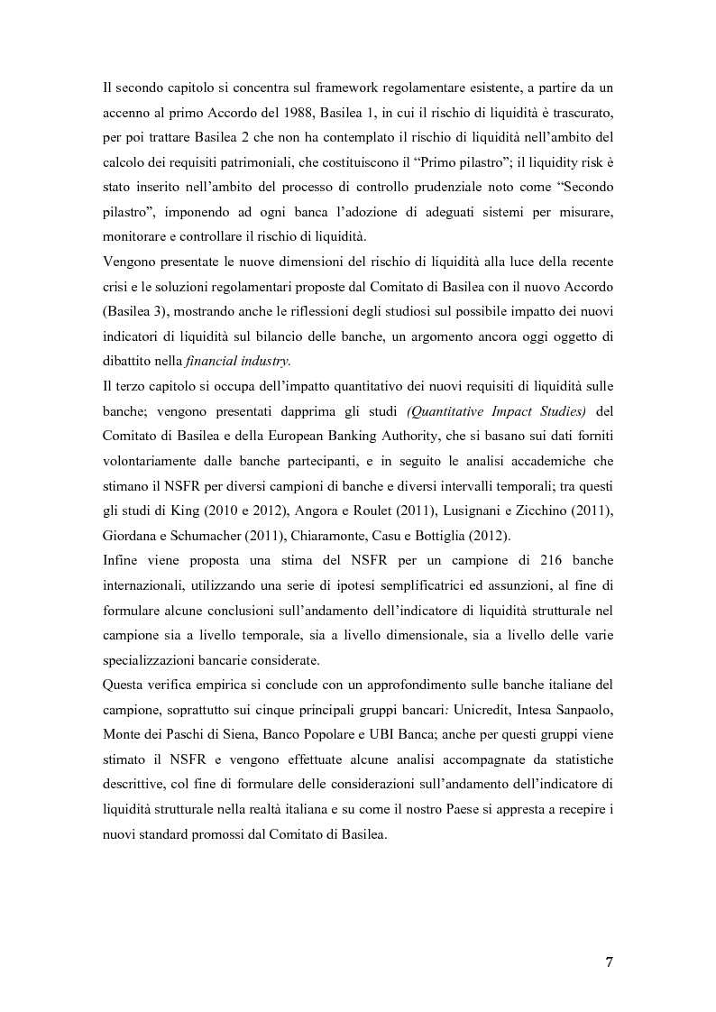 Anteprima della tesi: Il rischio di liquidità nelle banche: profilo gestionali ed evoluzione della regolamentazione, Pagina 4