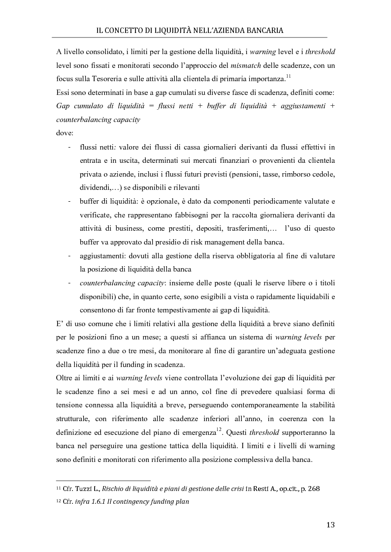 Anteprima della tesi: Il rischio di liquidità nelle banche: profilo gestionali ed evoluzione della regolamentazione, Pagina 9