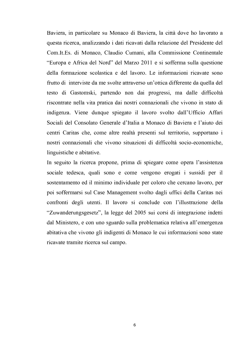 Anteprima della tesi: Integrazione del migrante italiano in Germania ieri ed oggi. Destinazione Monaco di Baviera, Pagina 3