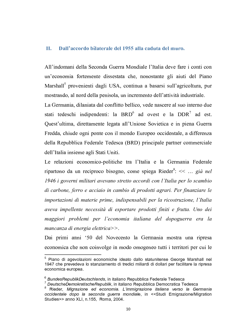 Anteprima della tesi: Integrazione del migrante italiano in Germania ieri ed oggi. Destinazione Monaco di Baviera, Pagina 7