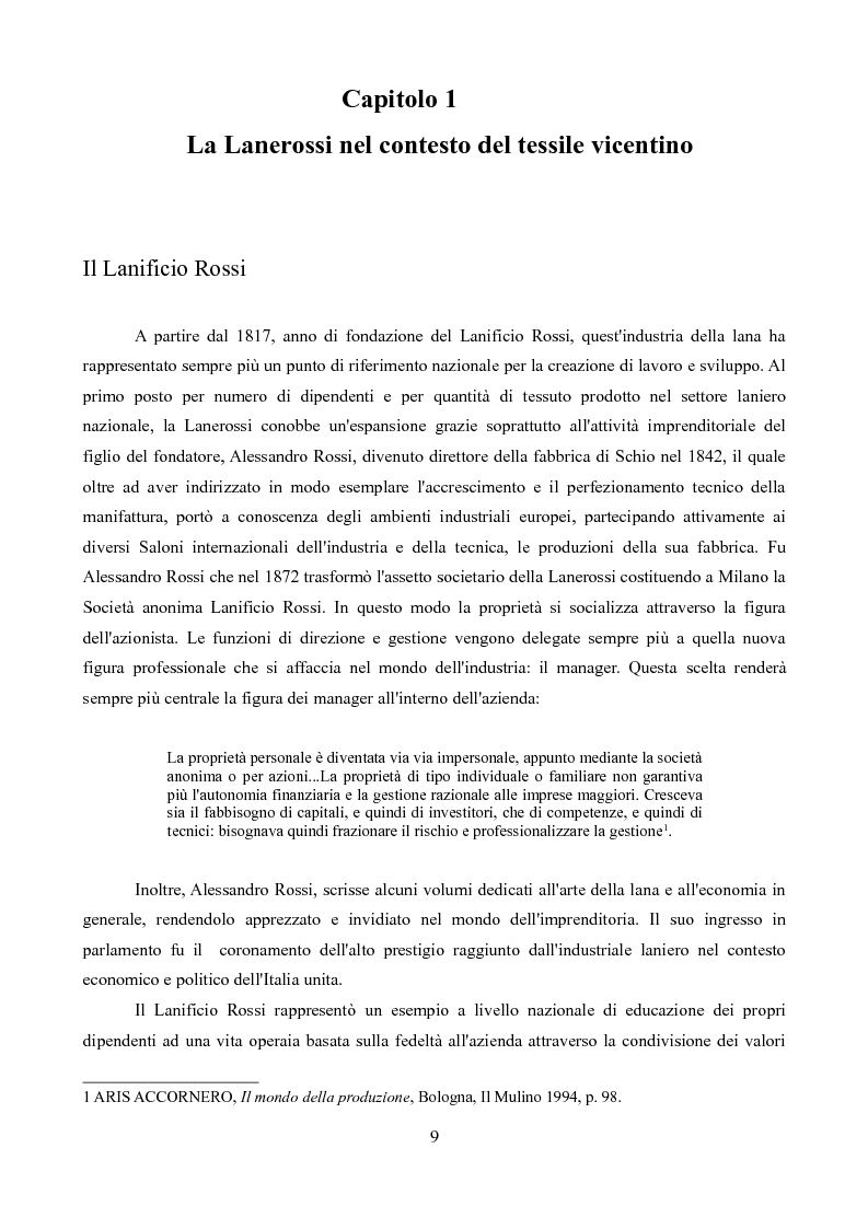 Anteprima della tesi: Sindacati e Partecipazioni statali. Il caso Lanerossi-ENI (1959-1973), Pagina 7