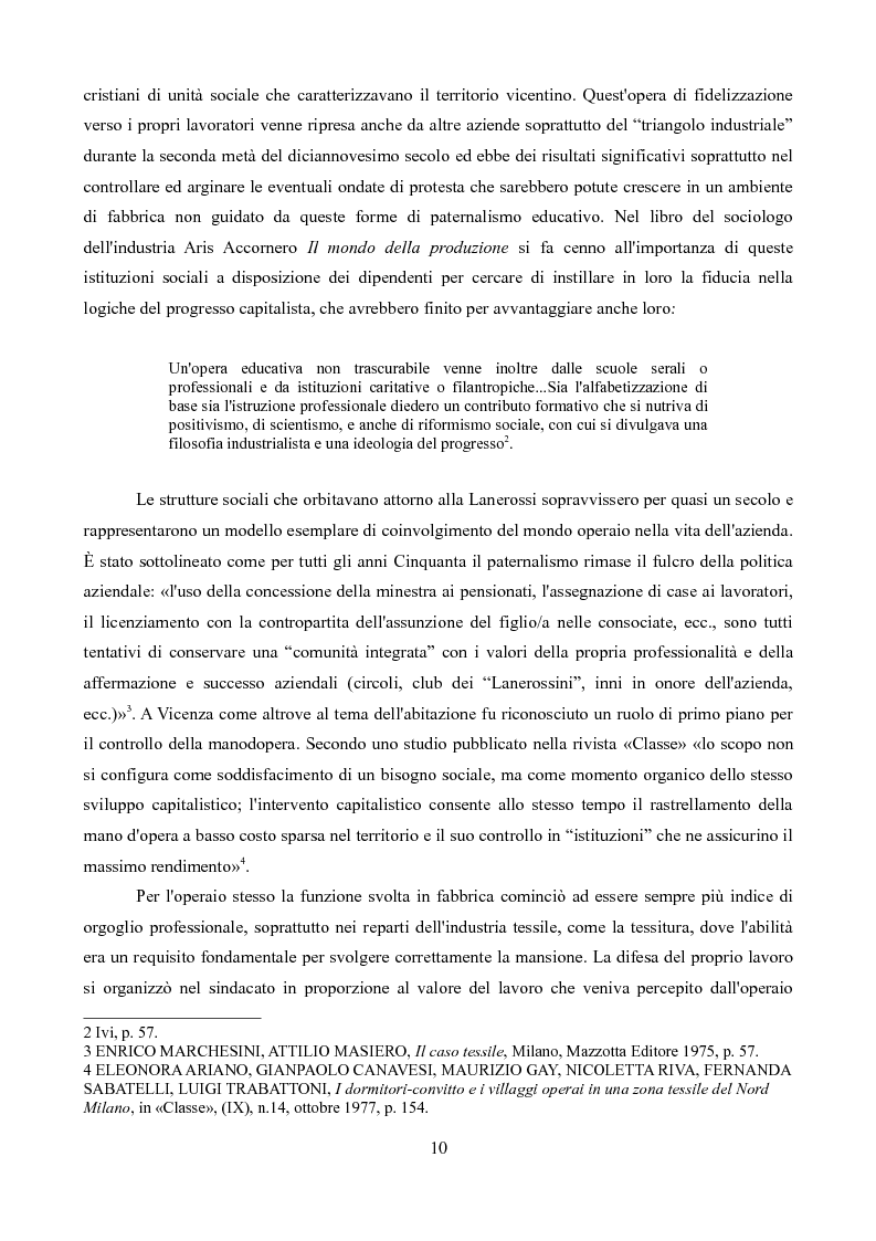 Anteprima della tesi: Sindacati e Partecipazioni statali. Il caso Lanerossi-ENI (1959-1973), Pagina 8
