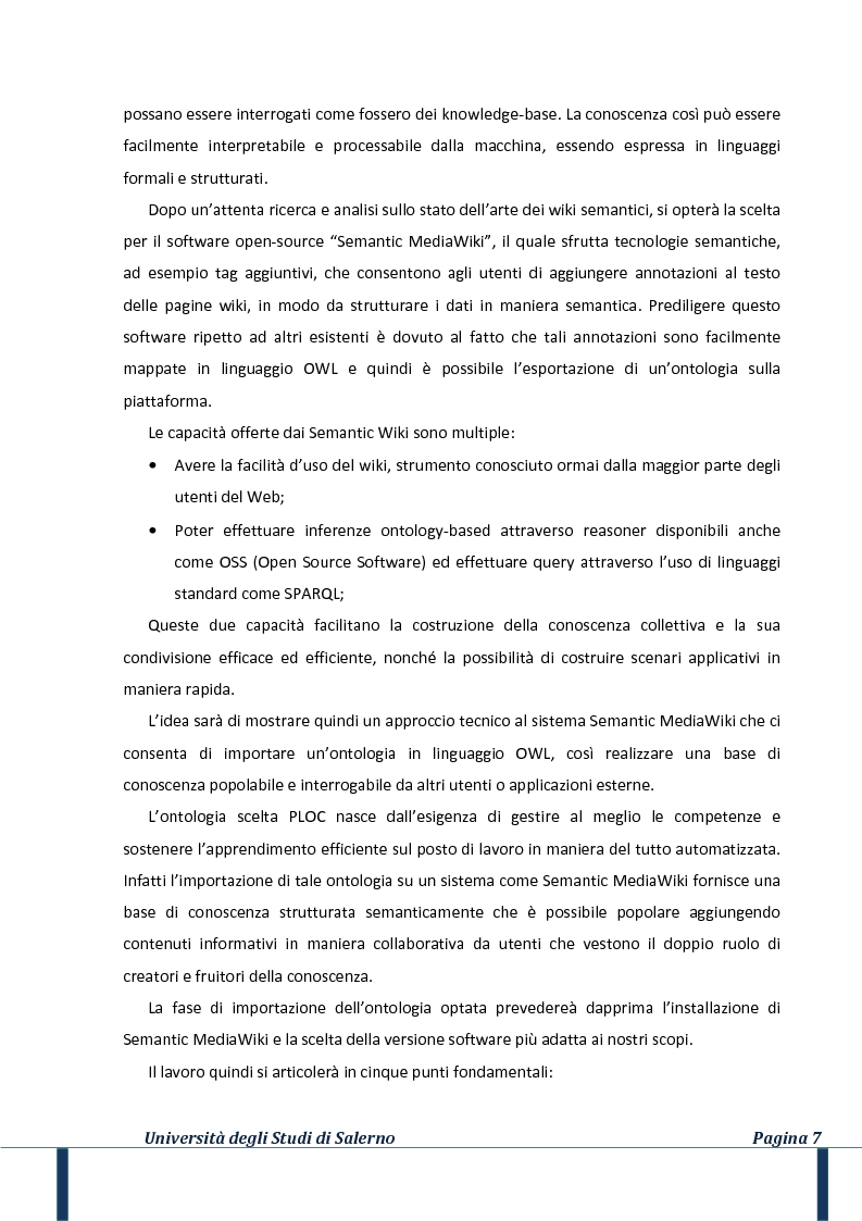 Anteprima della tesi: Il web della conoscenza: un approccio al wiki semantico, Pagina 3