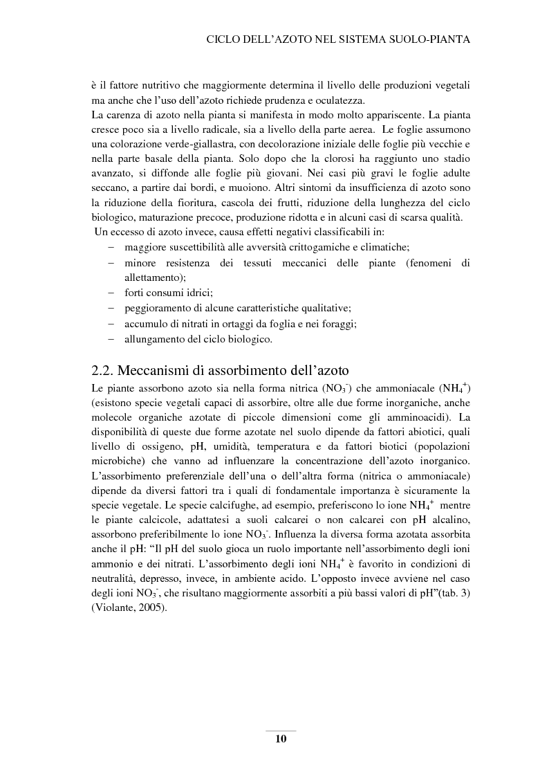 Anteprima della tesi: Riduzione e prevenzione dell’inquinamento delle acque dai nitrati provenienti da fonti agricole, Pagina 7