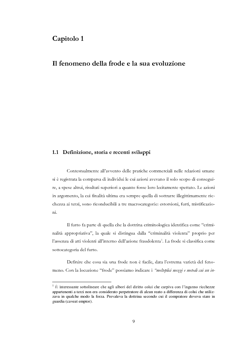 Anteprima della tesi: Il rischio di frode nelle realtà bancarie: presidi di controllo interno ed approccio di revisione
, Pagina 4
