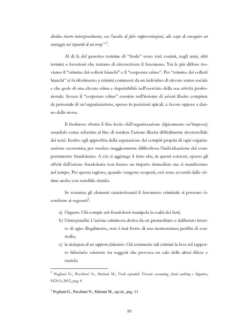 Anteprima della tesi: Il rischio di frode nelle realtà bancarie: presidi di controllo interno ed approccio di revisione
, Pagina 5