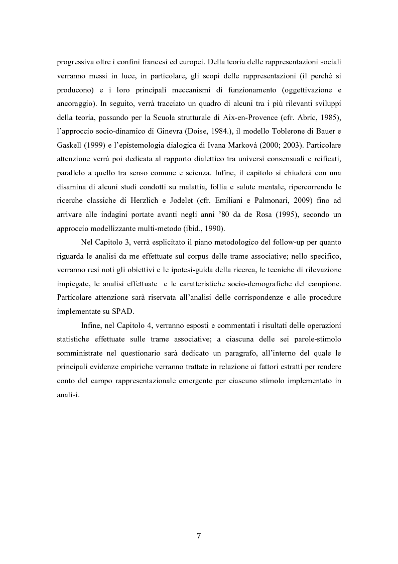 Anteprima della tesi: ''La psicoanalisi, la sua immagine e il suo pubblico'', cinquant'anni dopo. Indagine empirica sulle rappresentazioni sociali della psicoanalisi tramite lo strumento delle trame associative., Pagina 5