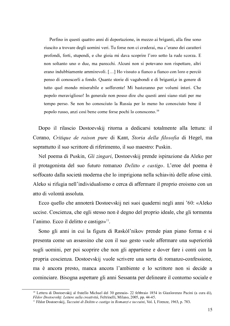 Anteprima della tesi: Dostoevskij a teatro: le messinscene di "Delitto e castigo" dalla Francia all'Italia, Pagina 15