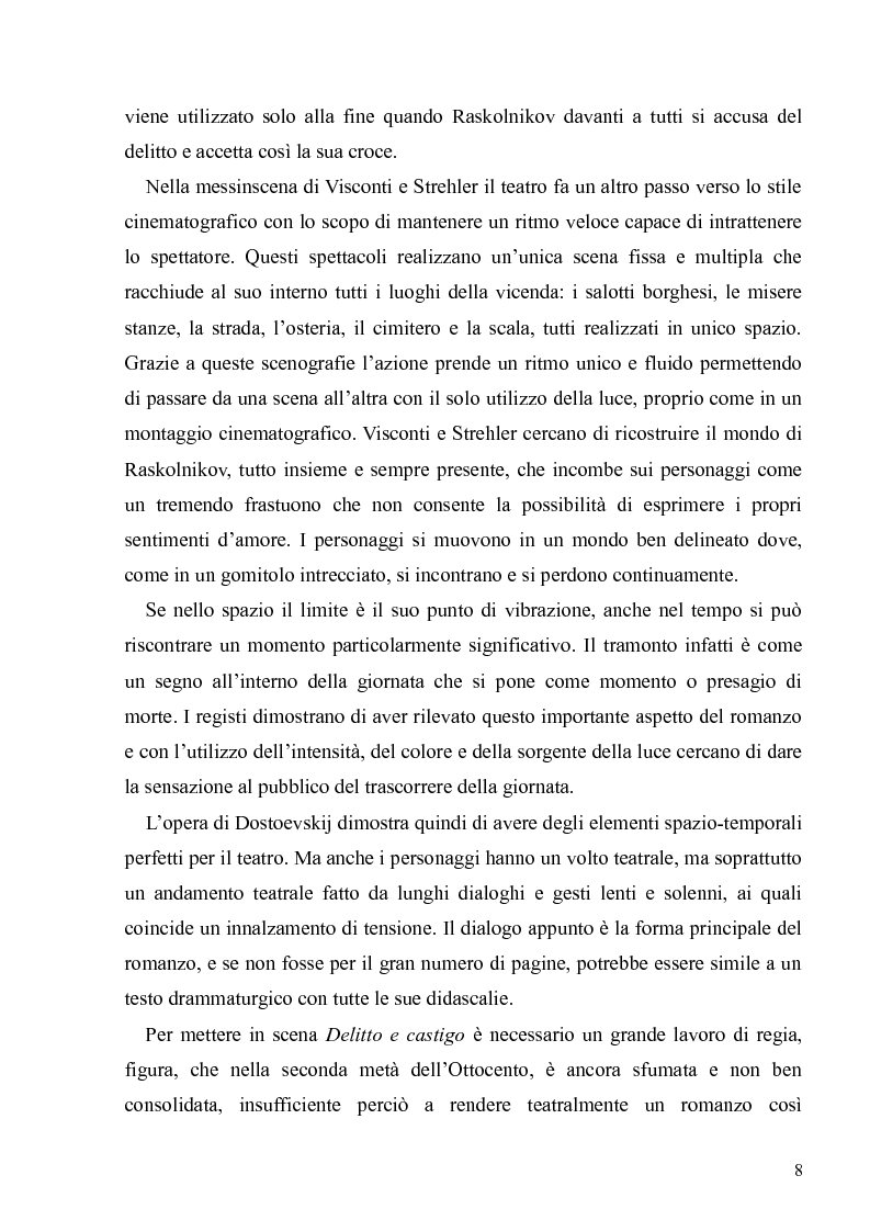 Anteprima della tesi: Dostoevskij a teatro: le messinscene di "Delitto e castigo" dalla Francia all'Italia, Pagina 8