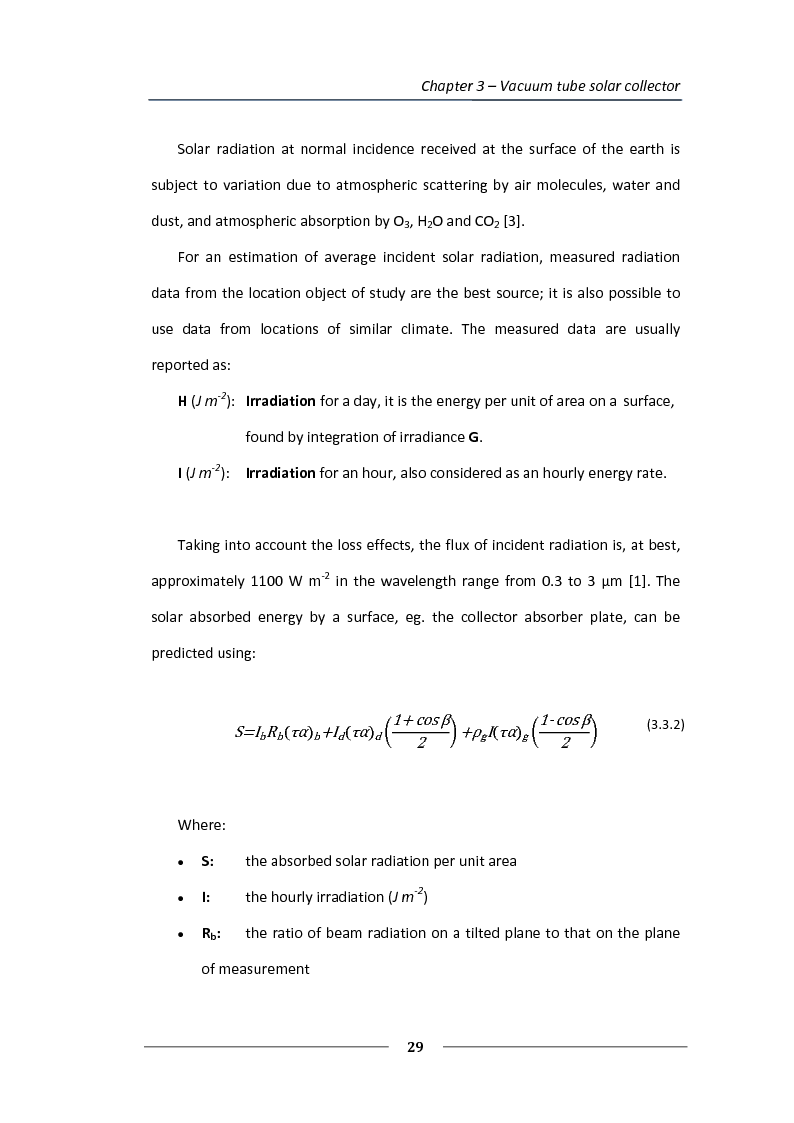 Anteprima della tesi: Simulation of the solar circuit for the Federal Environmental Agency's solar cooling system Dessau, Germany, Pagina 6