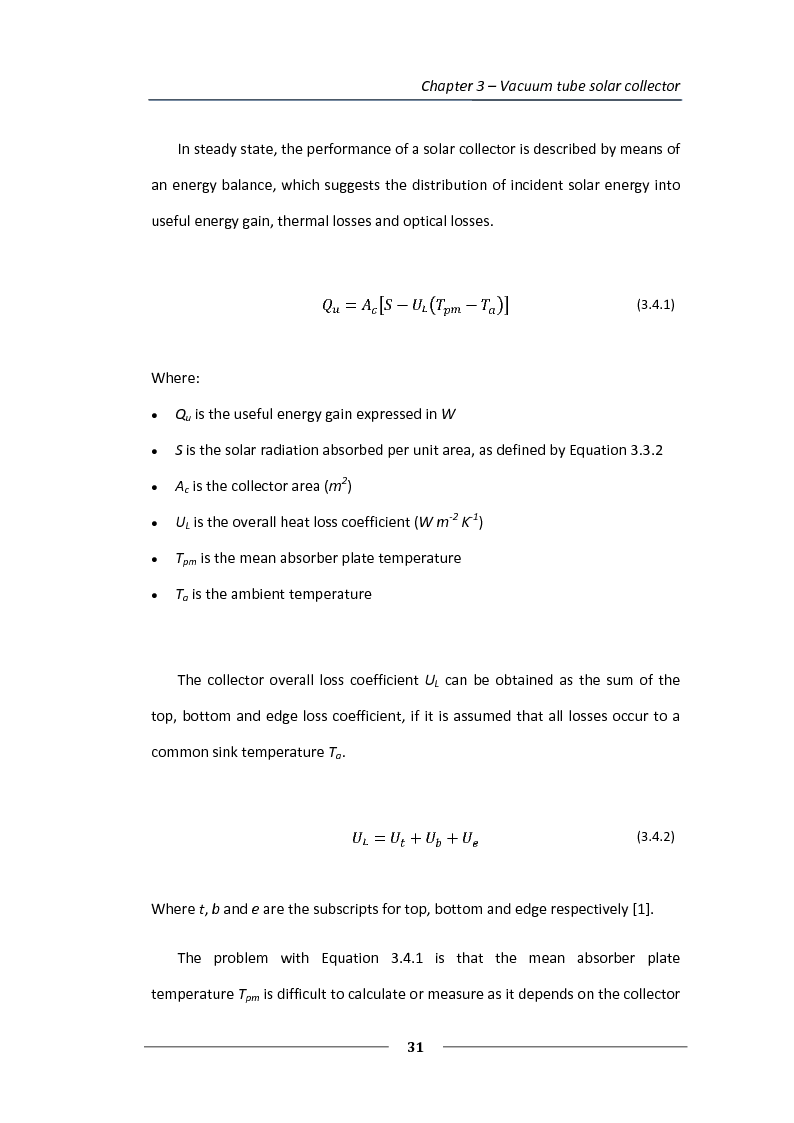 Anteprima della tesi: Simulation of the solar circuit for the Federal Environmental Agency's solar cooling system Dessau, Germany, Pagina 8