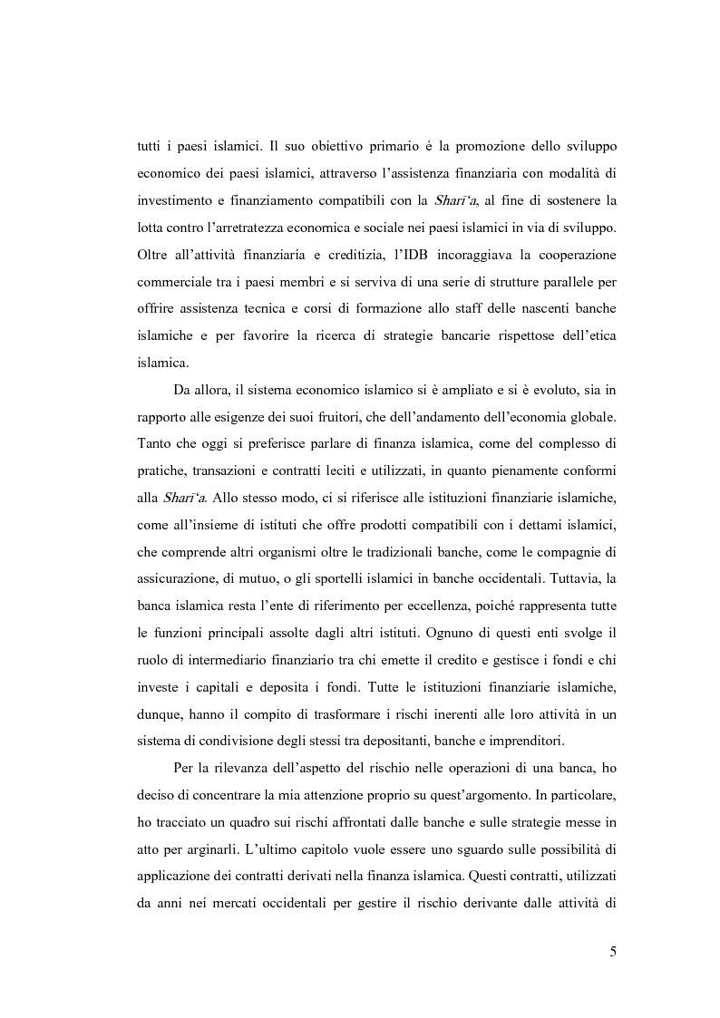 Anteprima della tesi: Gestione del rischio nella finanza islamica , Pagina 3