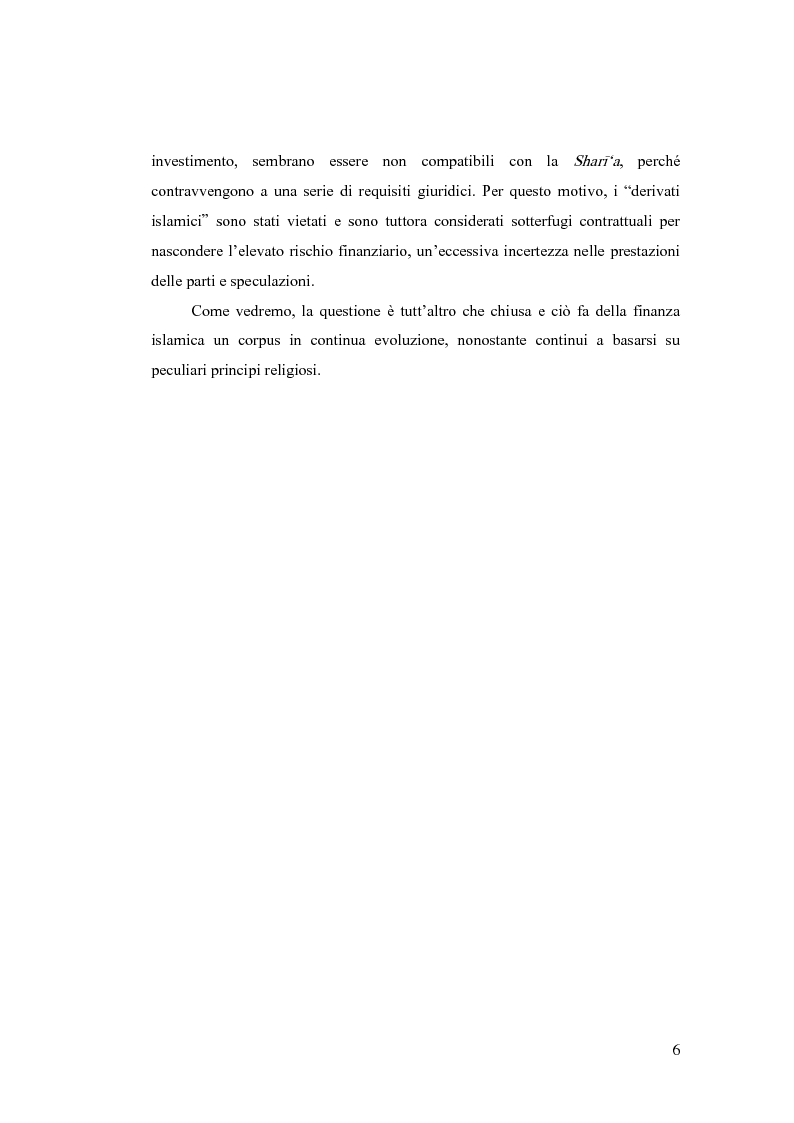Anteprima della tesi: Gestione del rischio nella finanza islamica , Pagina 4