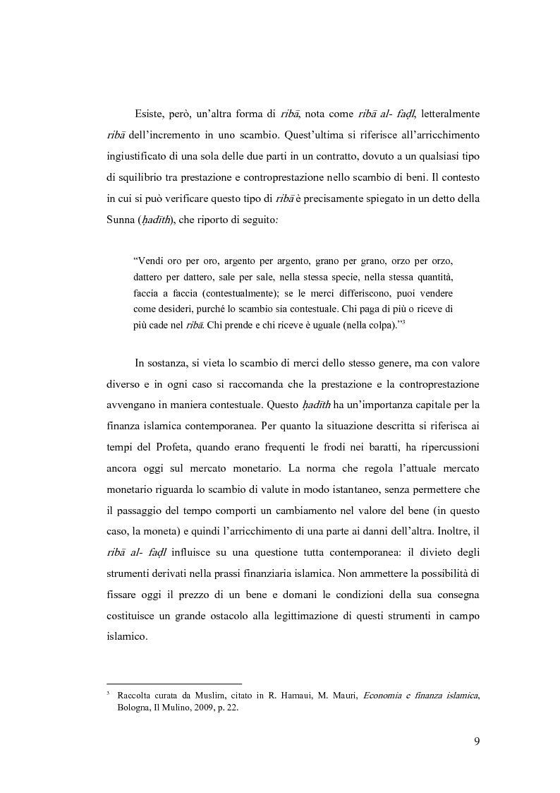 Anteprima della tesi: Gestione del rischio nella finanza islamica , Pagina 7