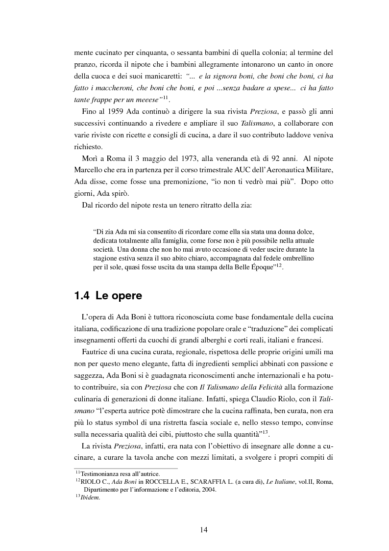 Anteprima della tesi: Ada Boni e la sua rivista ''Preziosa''. Rivista di economia domestica per signore (1915-1959), Pagina 11