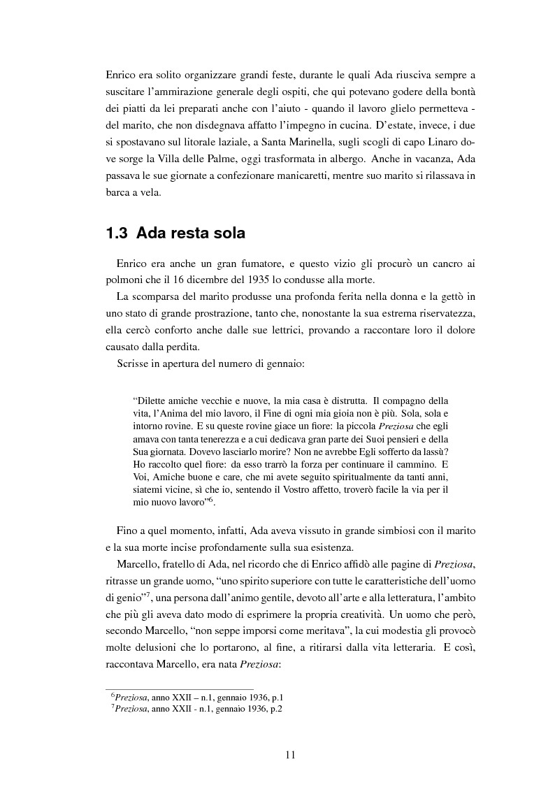 Anteprima della tesi: Ada Boni e la sua rivista ''Preziosa''. Rivista di economia domestica per signore (1915-1959), Pagina 8