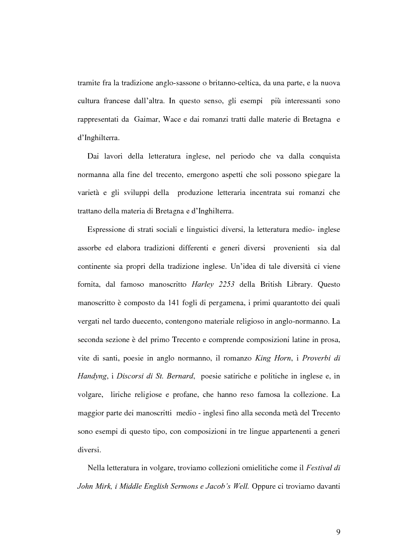 Anteprima della tesi: King Horn: alba del romanzo inglese, Pagina 9