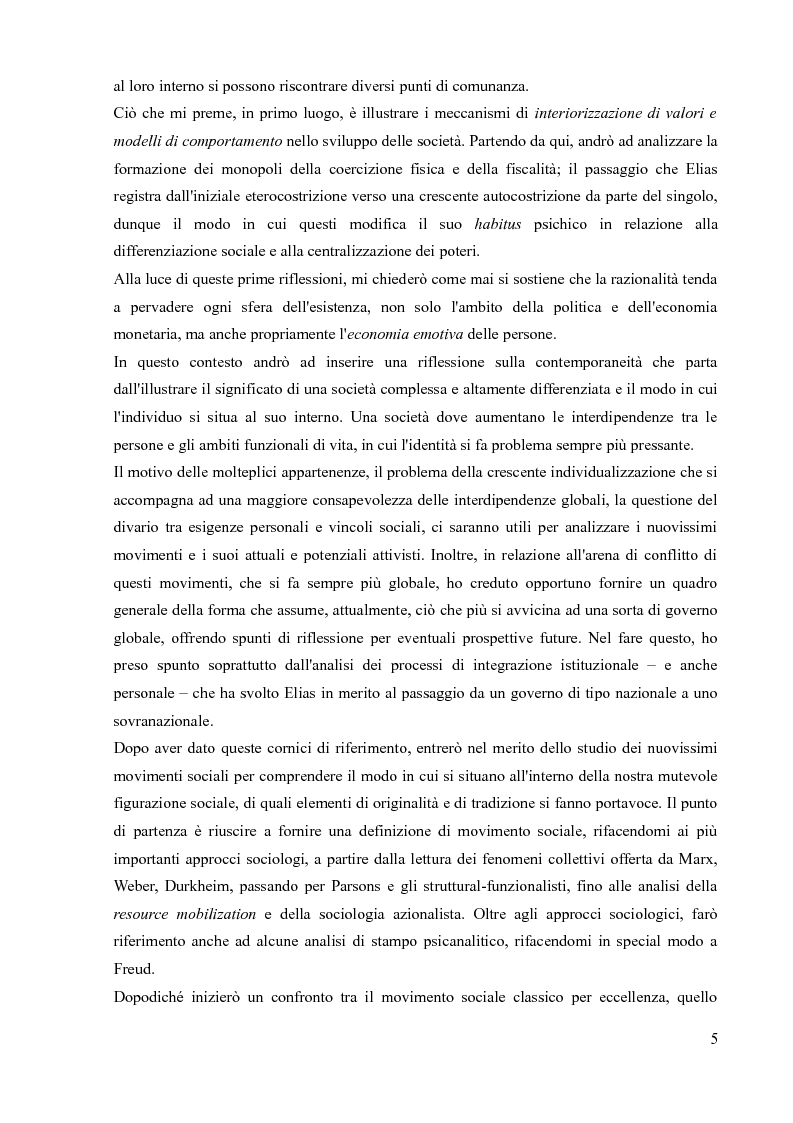 Anteprima della tesi: La sociologia processuale nello studio dei movimenti sociali contemporanei. Il caso Zeitgeist., Pagina 3