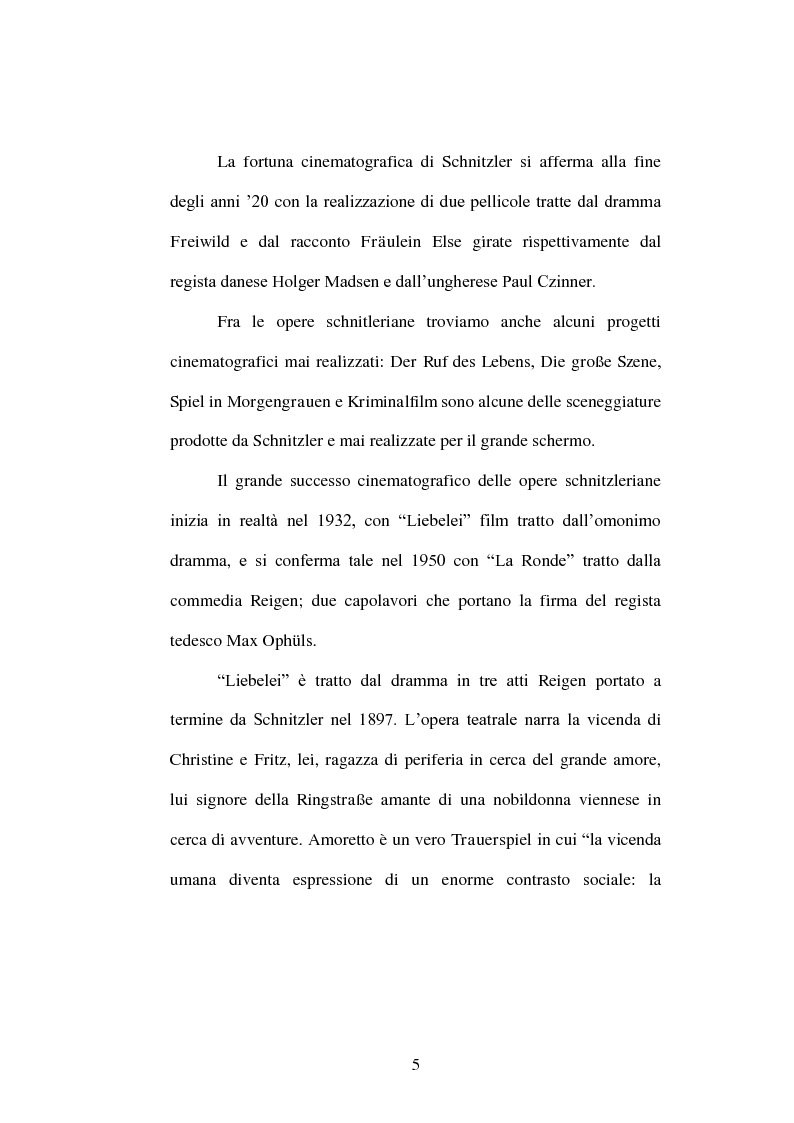 Anteprima della tesi: Il Doppio Sogno di Eyes Wide Shut. Dalla novella di Arthur Schnitzler al film di Stanley Kubrick, Pagina 5
