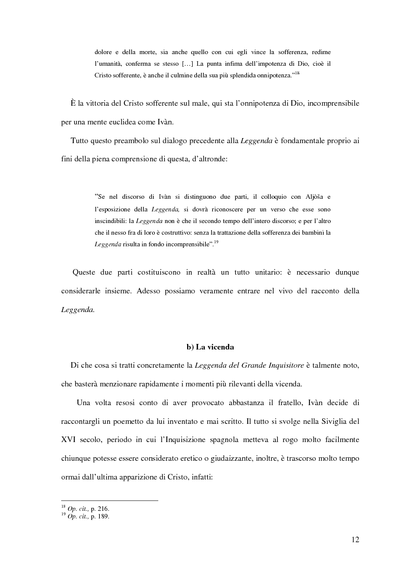 Anteprima della tesi: La Leggenda del Grande Inquisitore e la questione ontologica della libertà, Pagina 11