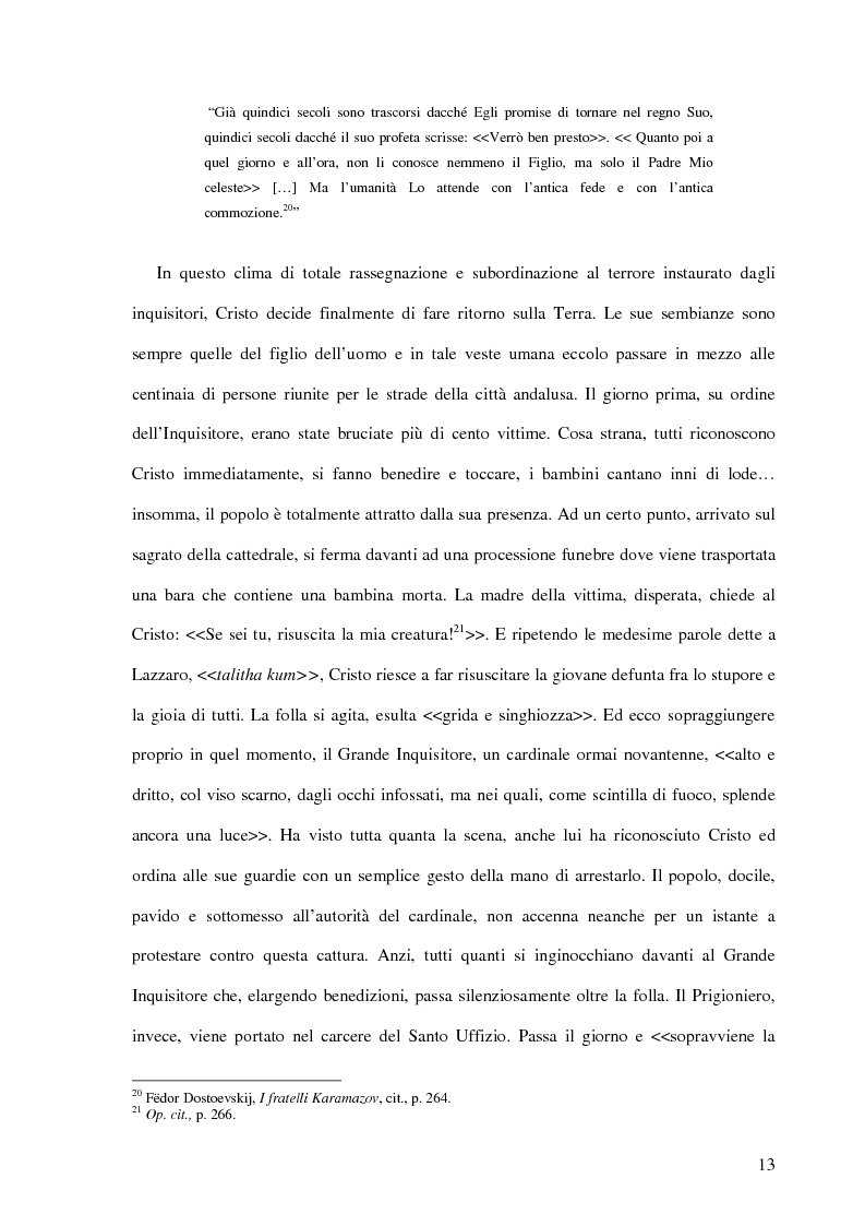 Anteprima della tesi: La Leggenda del Grande Inquisitore e la questione ontologica della libertà, Pagina 12