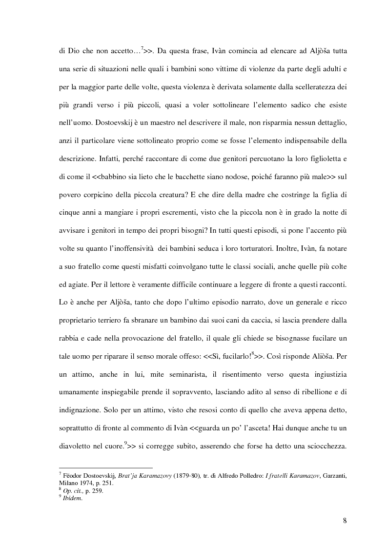 Anteprima della tesi: La Leggenda del Grande Inquisitore e la questione ontologica della libertà, Pagina 7