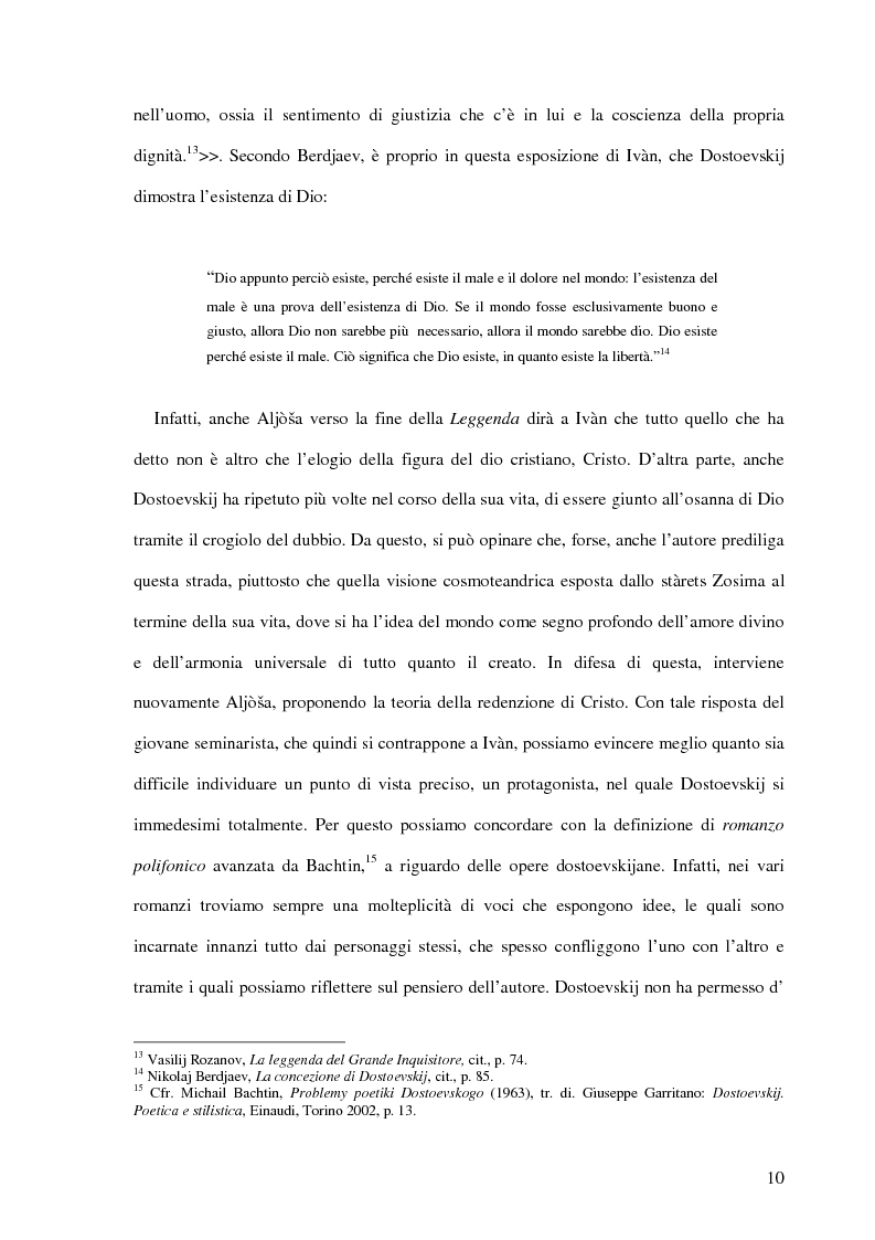 Anteprima della tesi: La Leggenda del Grande Inquisitore e la questione ontologica della libertà, Pagina 9