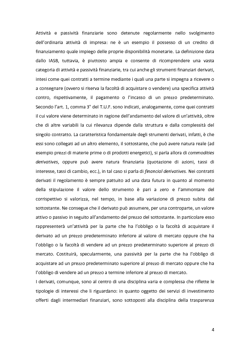 Anteprima della tesi: Gli strumenti finanziari nel bilancio bancario: principali tipologie e trattamento contabile, Pagina 5