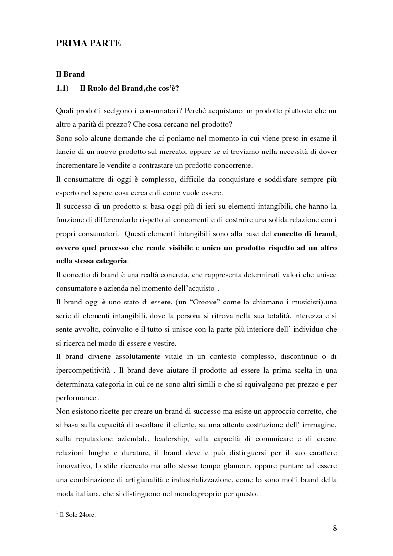 Anteprima della tesi: Vertical Branding nella moda, Pagina 4