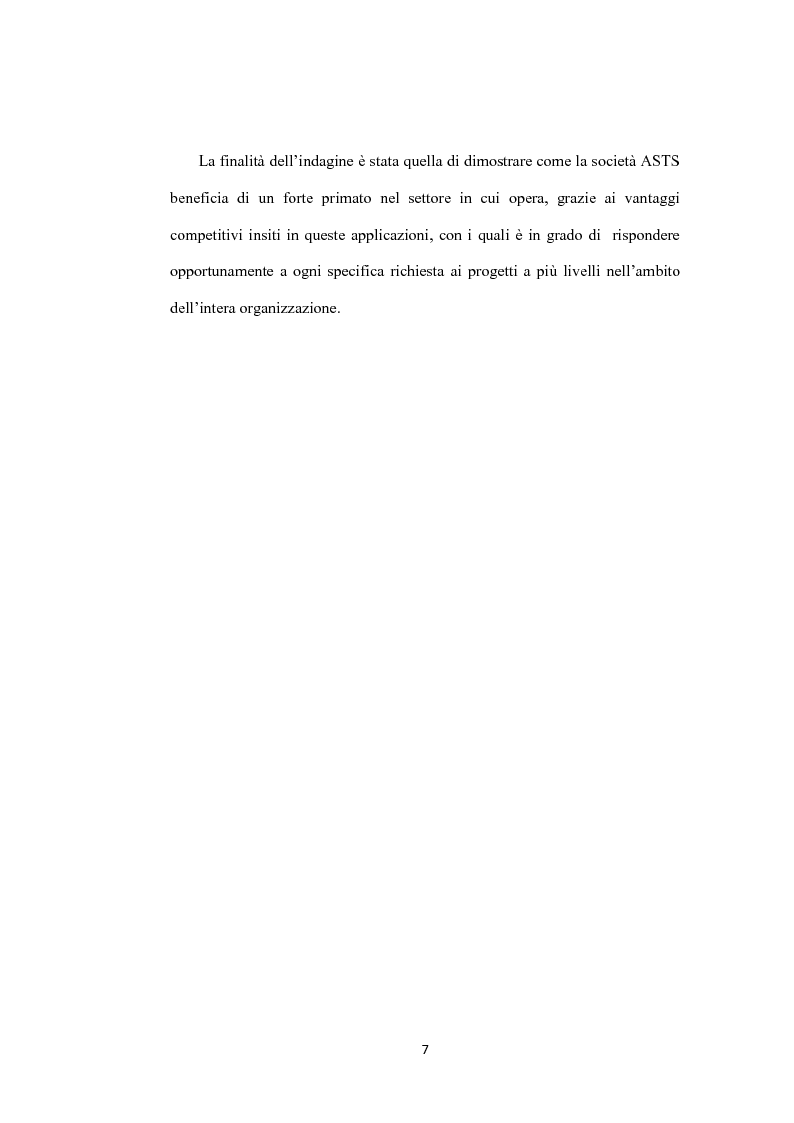 Anteprima della tesi: Il ruolo dei sistemi informativi sulle attività di project management: il caso Ansaldo sts, Pagina 5