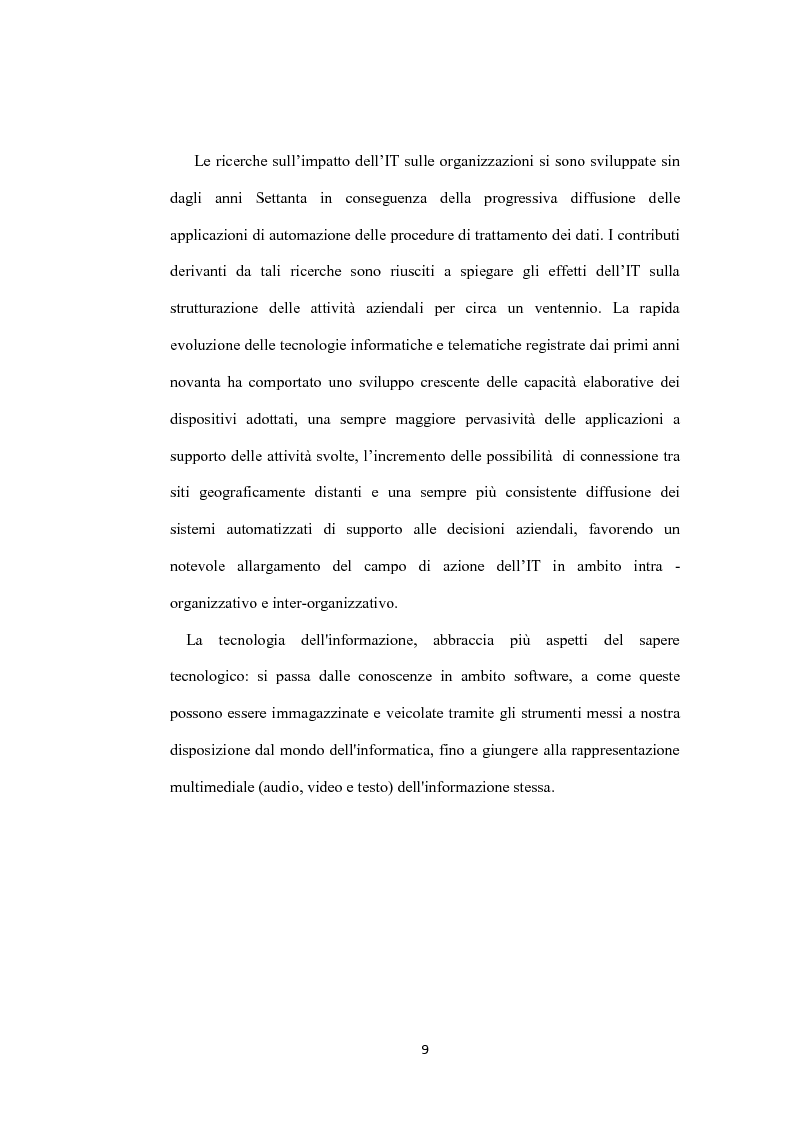 Anteprima della tesi: Il ruolo dei sistemi informativi sulle attività di project management: il caso Ansaldo sts, Pagina 7