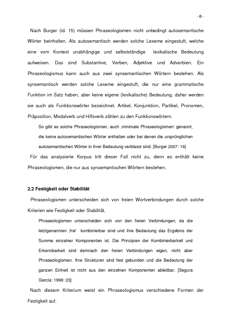 Anteprima della tesi: Korpusbasierte kontrastive Analyse von spanischen und italienischen Phraseologismen, Pagina 5