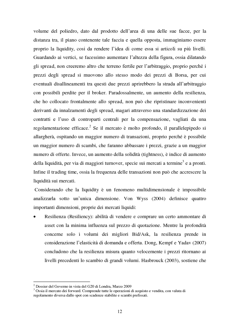 Anteprima della tesi: Liquidity e Valore: un'Analisi Empirica in Italia, Pagina 11