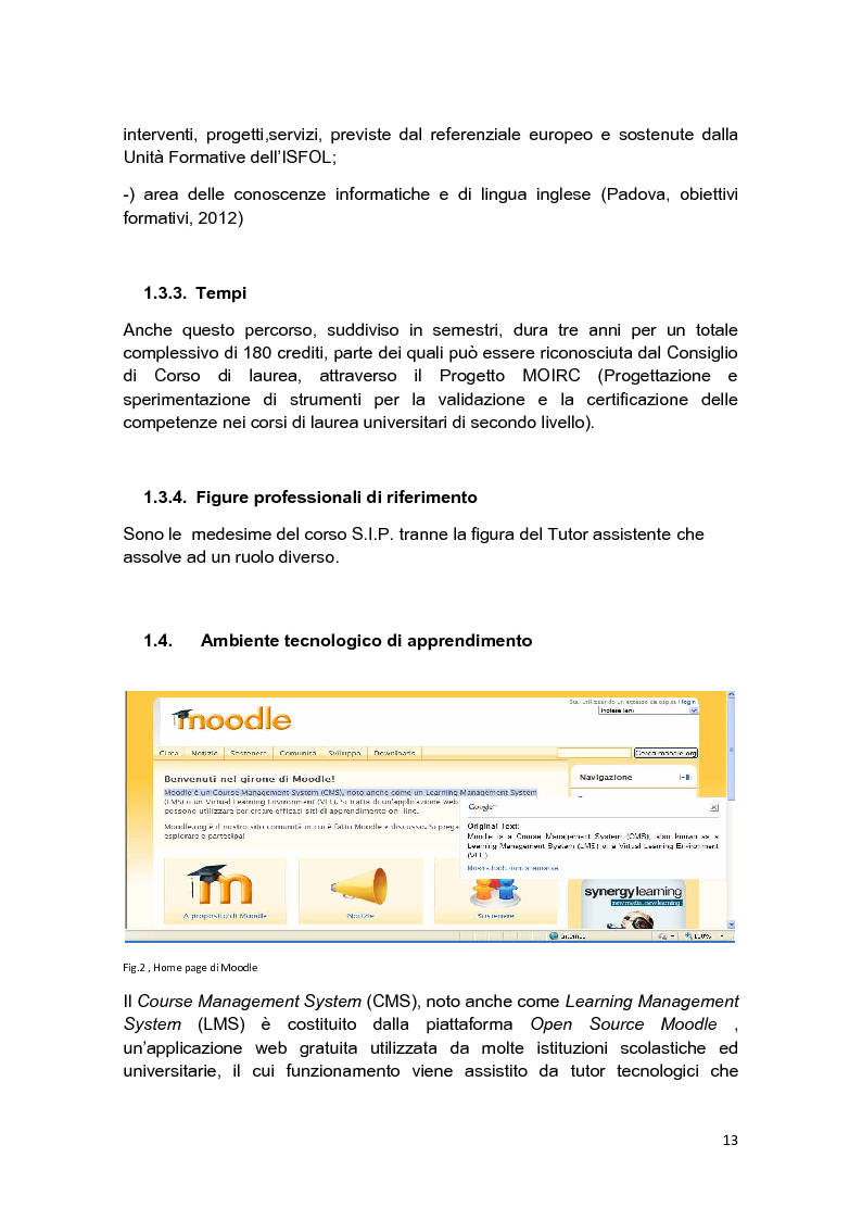 Anteprima della tesi: E-Tutor:una figura di riferimento nell'apprendimento online - attraverso la rappresentazione degli studenti, Pagina 9