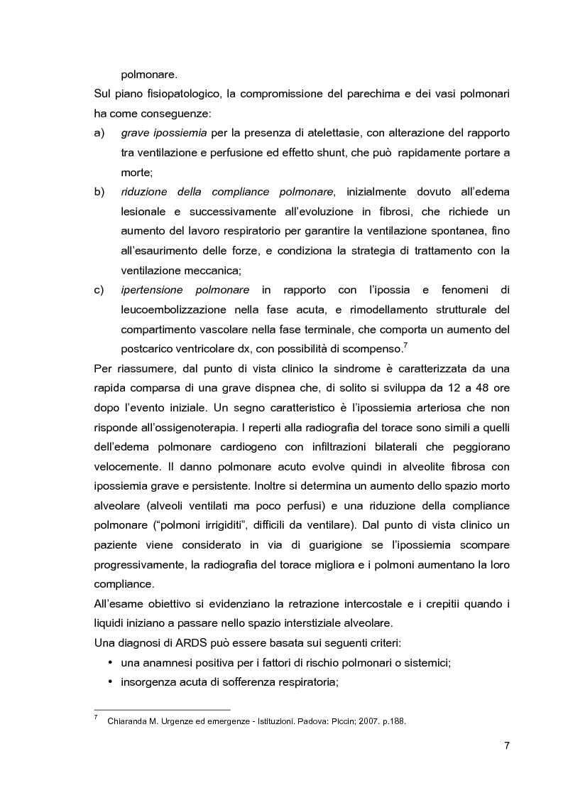 Anteprima della tesi: Problematiche di nursing nel paziente critico ventilato artificialmente in posizione prona, Pagina 10