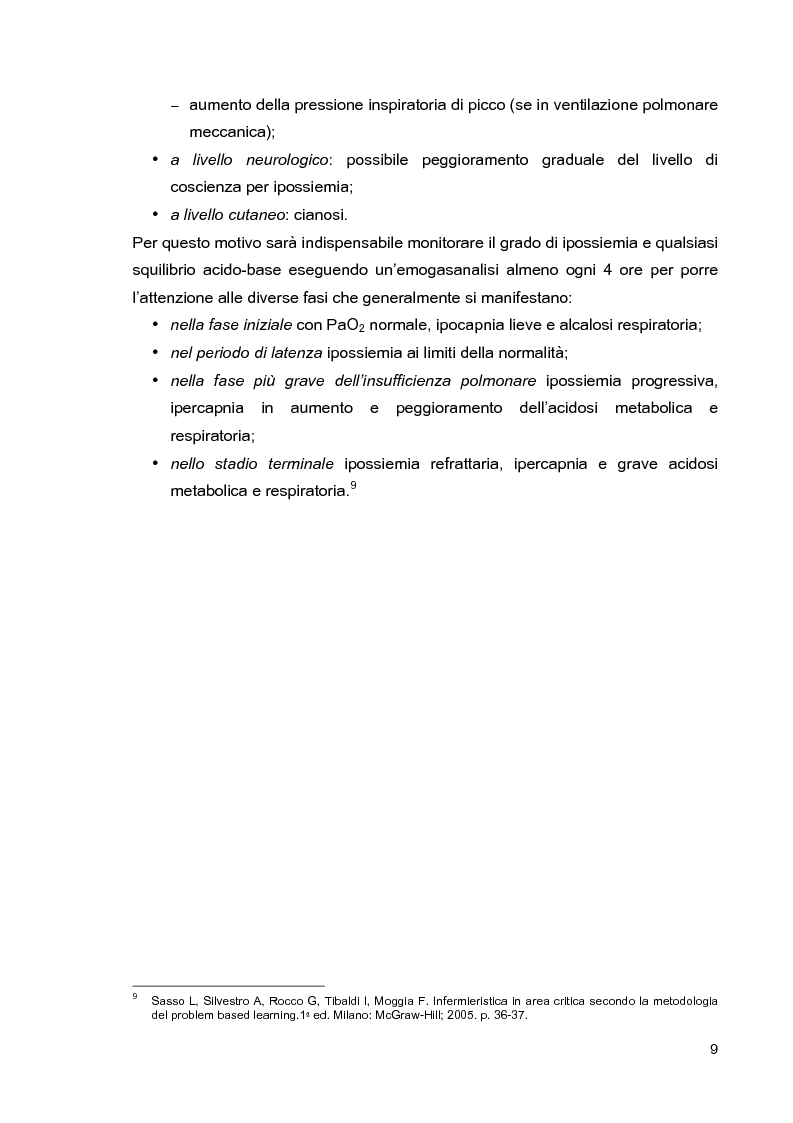 Anteprima della tesi: Problematiche di nursing nel paziente critico ventilato artificialmente in posizione prona, Pagina 12