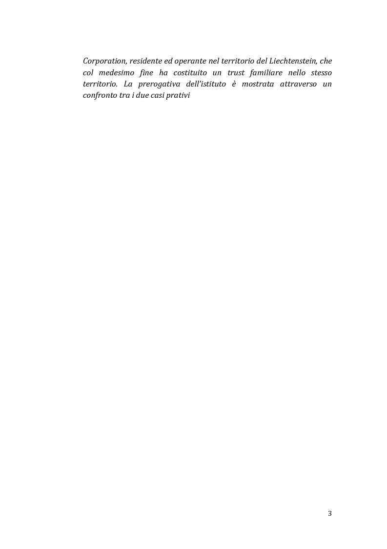 Anteprima della tesi: Il trust come strumento del passaggio generazionale nei gruppi aziendali, Pagina 4