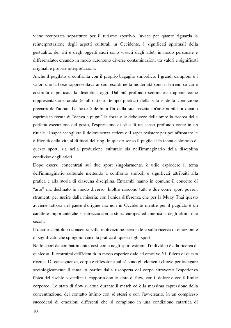Anteprima della tesi: Gli sport da combattimento nella società contemporanea: ricerca di piacere e di significato, Pagina 8