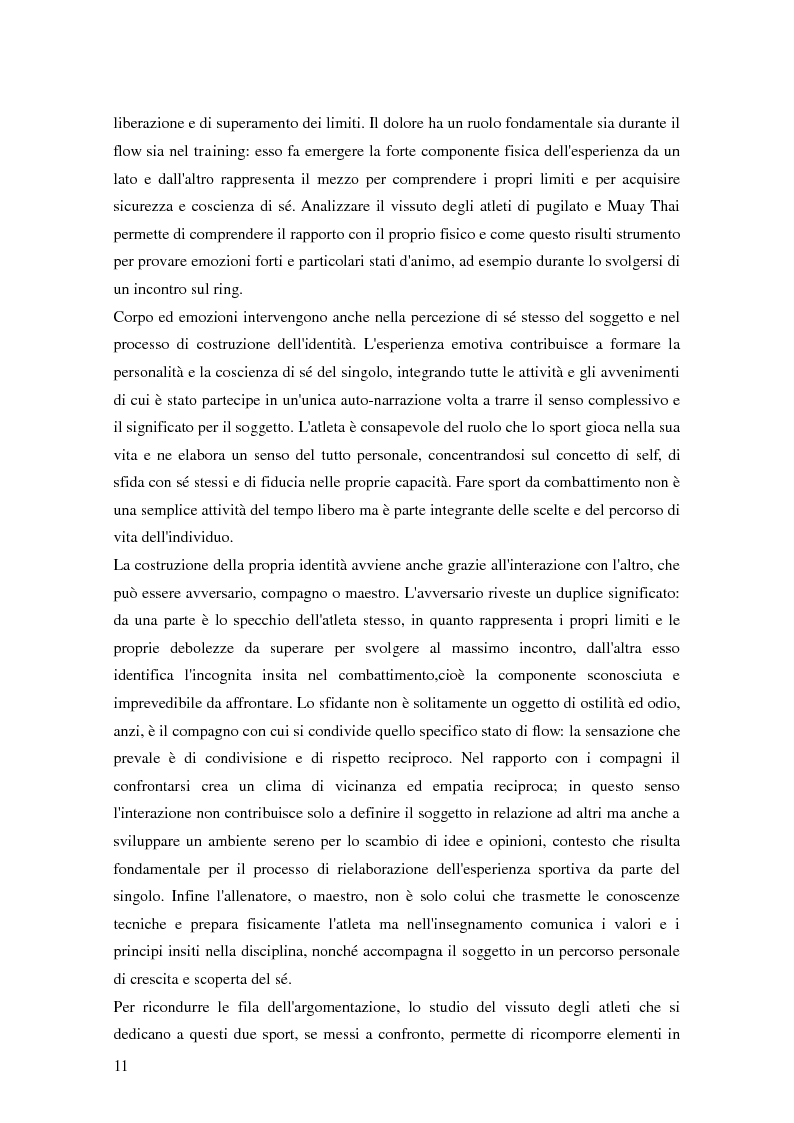 Anteprima della tesi: Gli sport da combattimento nella società contemporanea: ricerca di piacere e di significato, Pagina 9