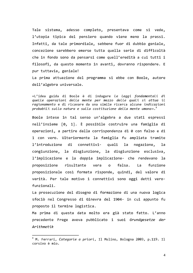 Anteprima della tesi: Saul Kripke: analisi modale del significato, Pagina 5